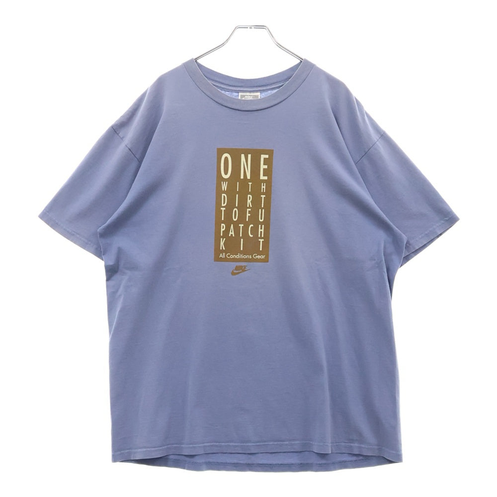 VINTAGE(ヴィンテージ) 90s NIKE ACG ONE WITH DIRT TOFU PATCH KIT TEE ナイキ 両面プリントTシャツ カットソー ネイビー