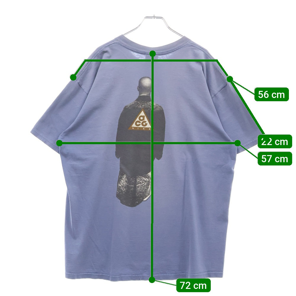 VINTAGE(ヴィンテージ) 90s NIKE ACG ONE WITH DIRT TOFU PATCH KIT TEE ナイキ 両面プリントTシャツ カットソー ネイビー