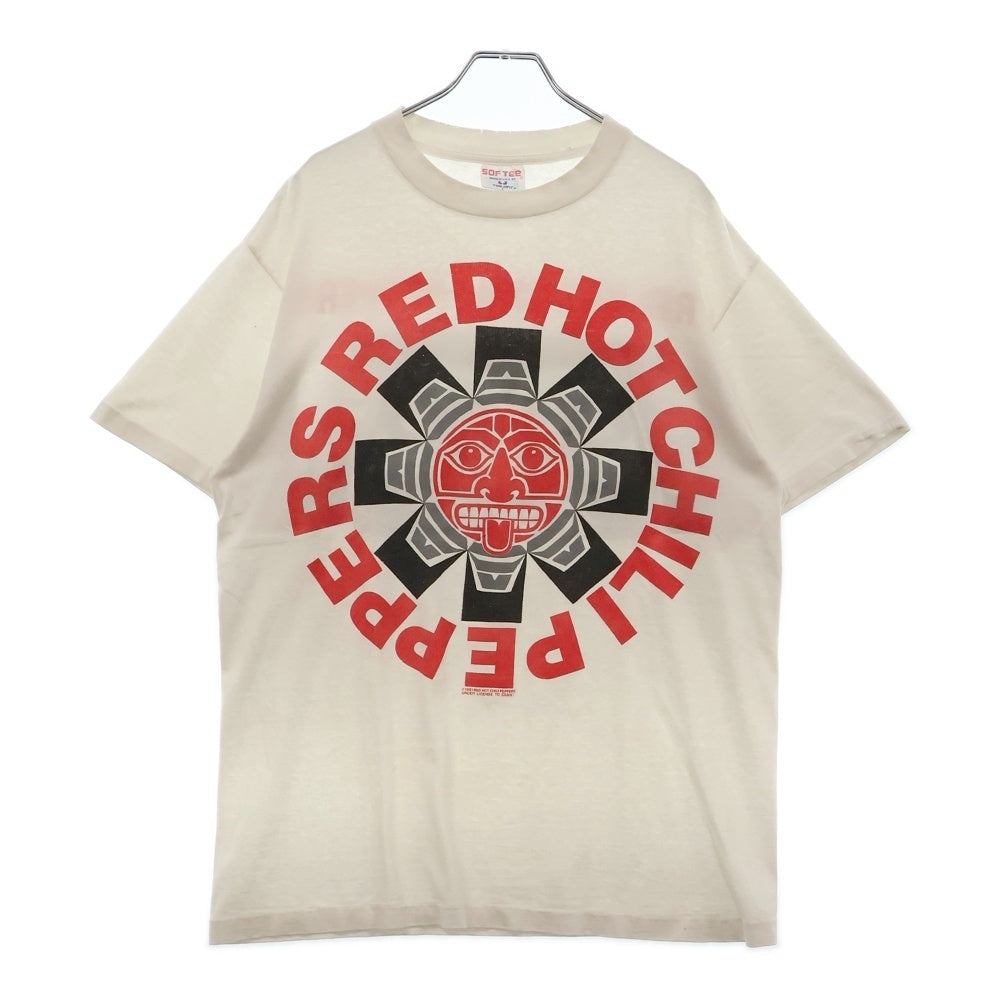 VINTAGE(ヴィンテージ) 90s RED HOT CHILI PEPPERS 1991 DOUBLE SIDE TEE レッドホットチリペッパーズ 両面プリント半袖Tシャツ カットソー ホワイト