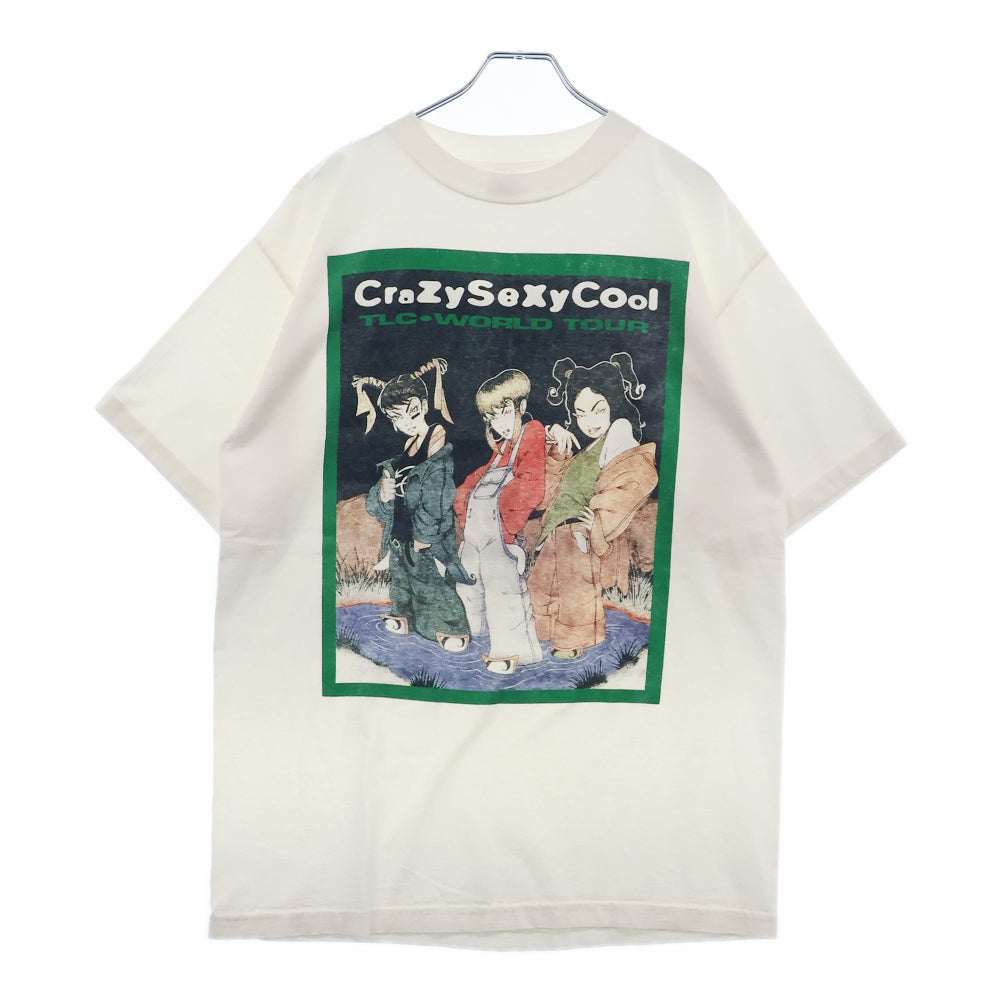 VINTAGE(ヴィンテージ) 90a TLC CRAZY SEXY COOL WORLD TOUR TEE 両面プリント半袖Tシャツ カットソー ホワイト