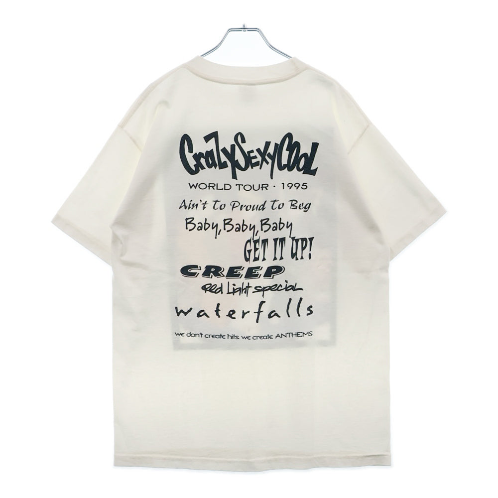 VINTAGE(ヴィンテージ) 90a TLC CRAZY SEXY COOL WORLD TOUR TEE 両面プリント半袖Tシャツ カットソー ホワイト