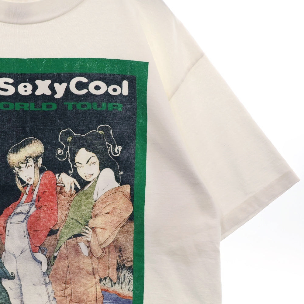 VINTAGE(ヴィンテージ) 90a TLC CRAZY SEXY COOL WORLD TOUR TEE 両面プリント半袖Tシャツ カットソー ホワイト