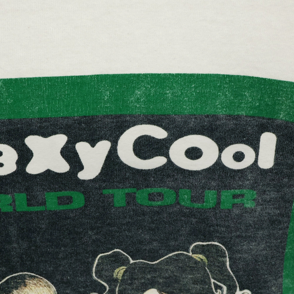 VINTAGE(ヴィンテージ) 90a TLC CRAZY SEXY COOL WORLD TOUR TEE 両面プリント半袖Tシャツ カットソー ホワイト