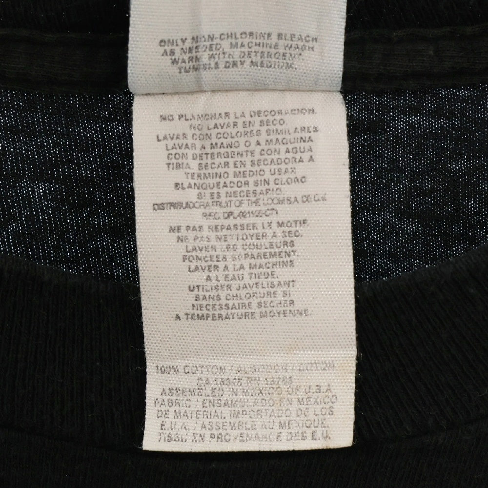 VINTAGE(ヴィンテージ) 90s VAN HALEN BALANCE TEE バランス ヴァン・ヘイレン 両面プリント半袖Tシャツ カットソーブラック