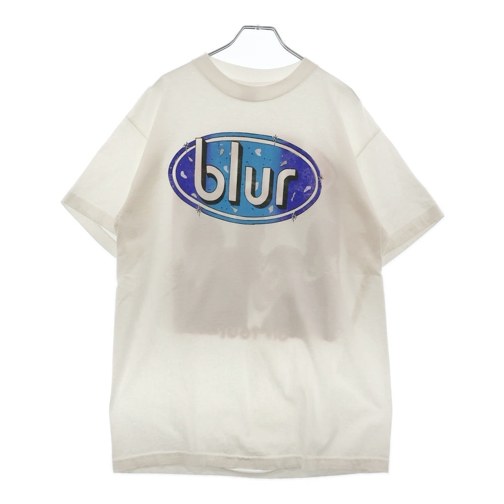 VINTAGE(ヴィンテージ) 90s BLUR BOOT TEE ブルー 両面プリント半袖Tシャツ カットソー ホワイト