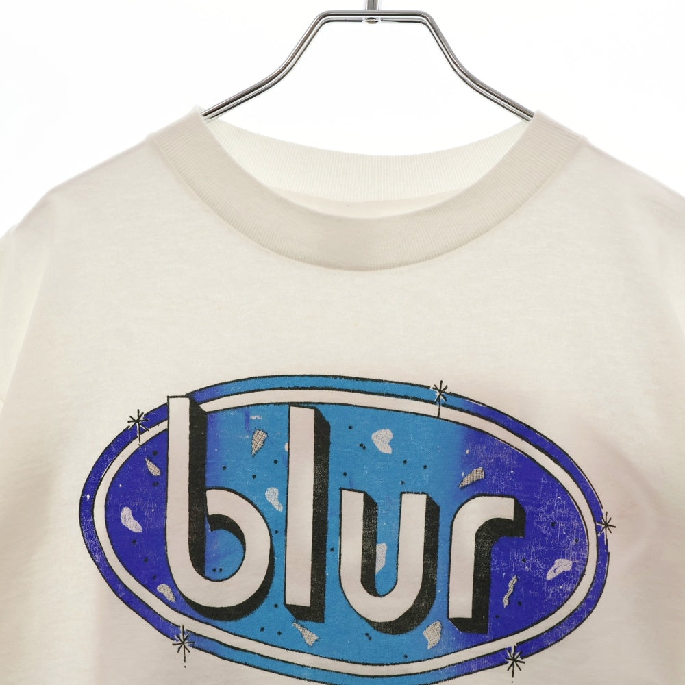 VINTAGE(ヴィンテージ) 90s BLUR BOOT TEE ブルー 両面プリント半袖Tシャツ カットソー ホワイト