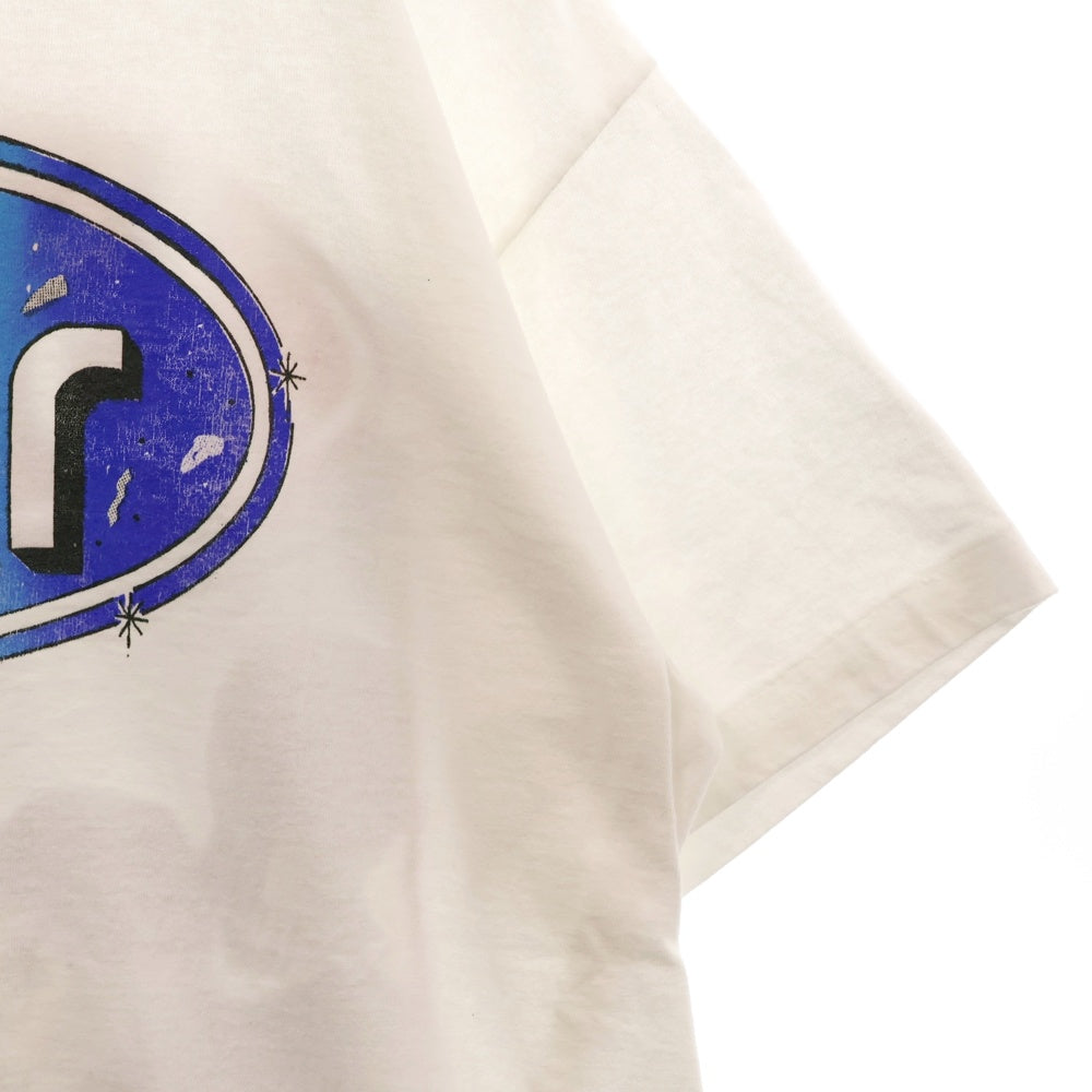 VINTAGE(ヴィンテージ) 90s BLUR BOOT TEE ブルー 両面プリント半袖Tシャツ カットソー ホワイト