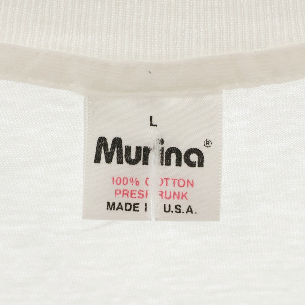 VINTAGE(ヴィンテージ) 90s BLUR BOOT TEE ブルー 両面プリント半袖Tシャツ カットソー ホワイト