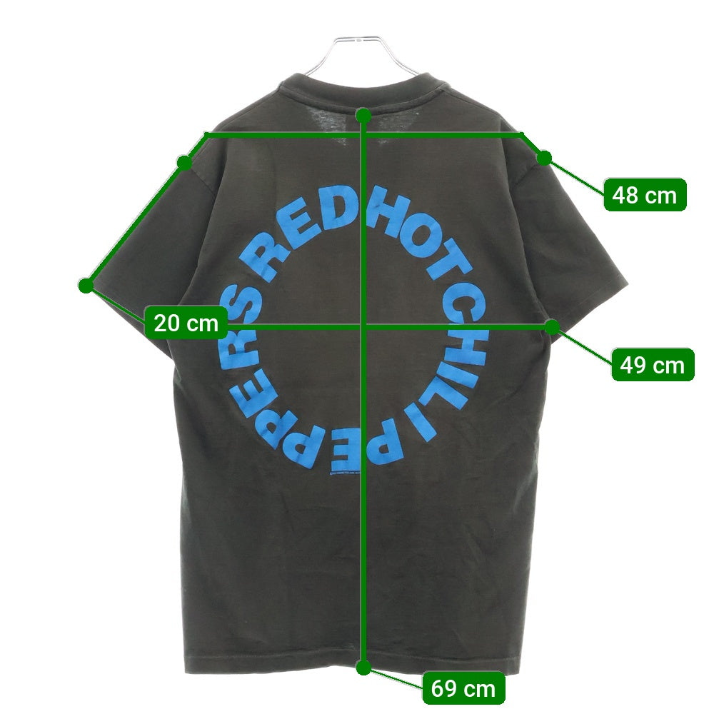 VINTAGE(ヴィンテージ) 90s RED HOT CHILI PEPPERS 1992 HANKY PANKY TEE レッドホットチリペッパーズ ハンキー 両面プリント半袖Tシャツ カットソー ブラック