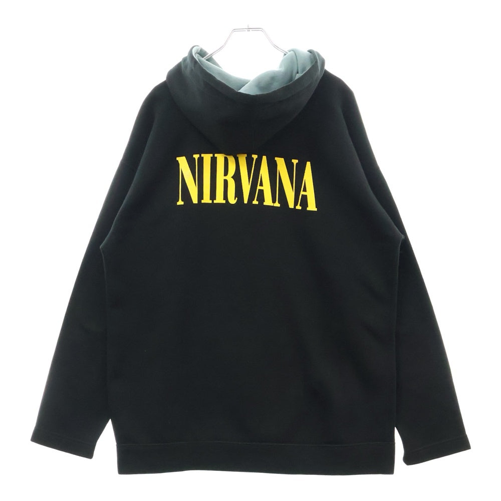 VINTAGE(ヴィンテージ) 90s NIRVANA DOLLER HOODIE ニルヴァーナ ドルフーディー パーカー ブラック