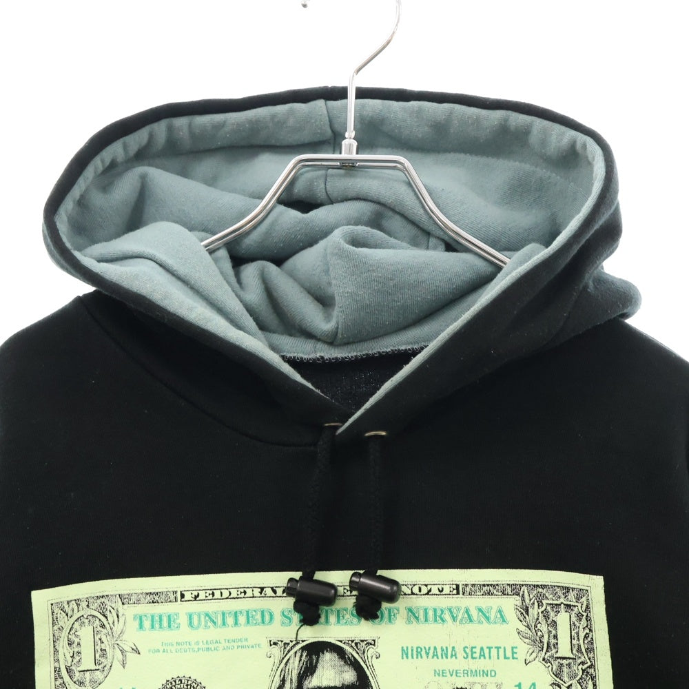 VINTAGE(ヴィンテージ) 90s NIRVANA DOLLER HOODIE ニルヴァーナ ドルフーディー パーカー ブラック