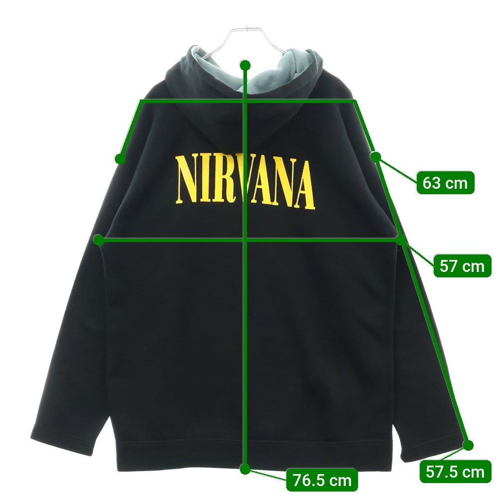 VINTAGE(ヴィンテージ) 90s NIRVANA DOLLER HOODIE ニルヴァーナ ドルフーディー パーカー ブラック