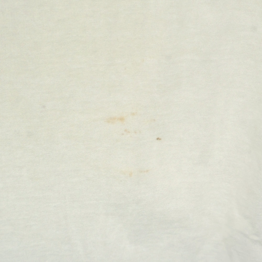 CHROME HEARTS(クロムハーツ) OLD NECK LOGO L/S TEE オールドモデル ネック ロゴ バックスクロール プリント 長袖Tシャツ カットソー ホワイト
