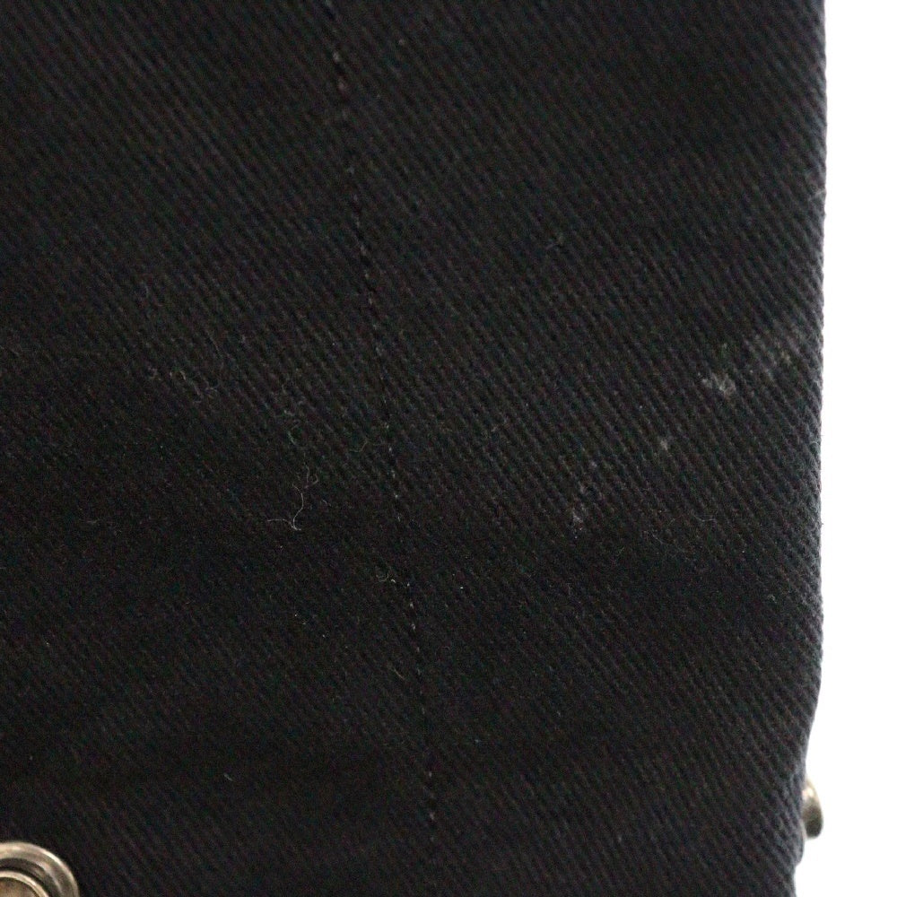 Y's for men(ワイズフォーメン) SIDE SNAP COTTON TWILL PANTS サイドスナップ コットンツイル サイズ切替 パンツ ブラック YJ-P19-046