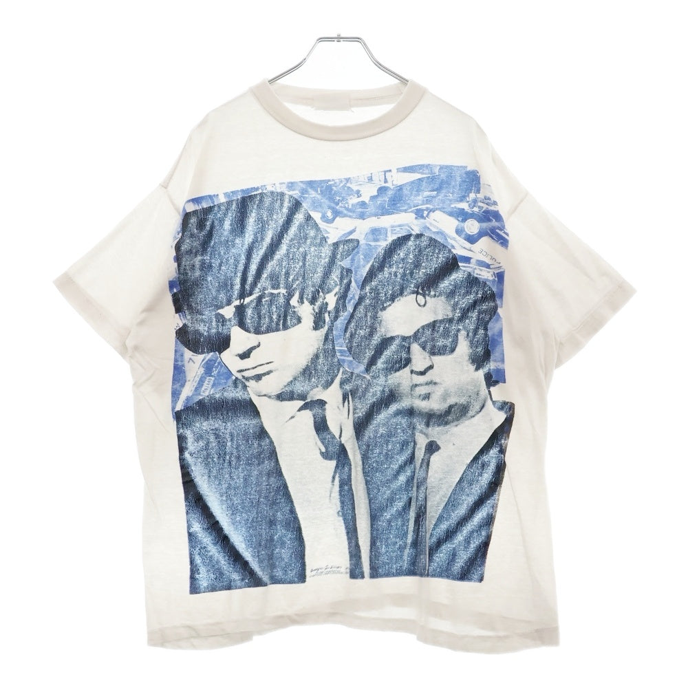 VINTAGE(ヴィンテージ) 80s The Blues Brothers MOVIE TEE ブルース ブラザーズ フロントプリント Tシャツ 半袖カットソー ホワイト