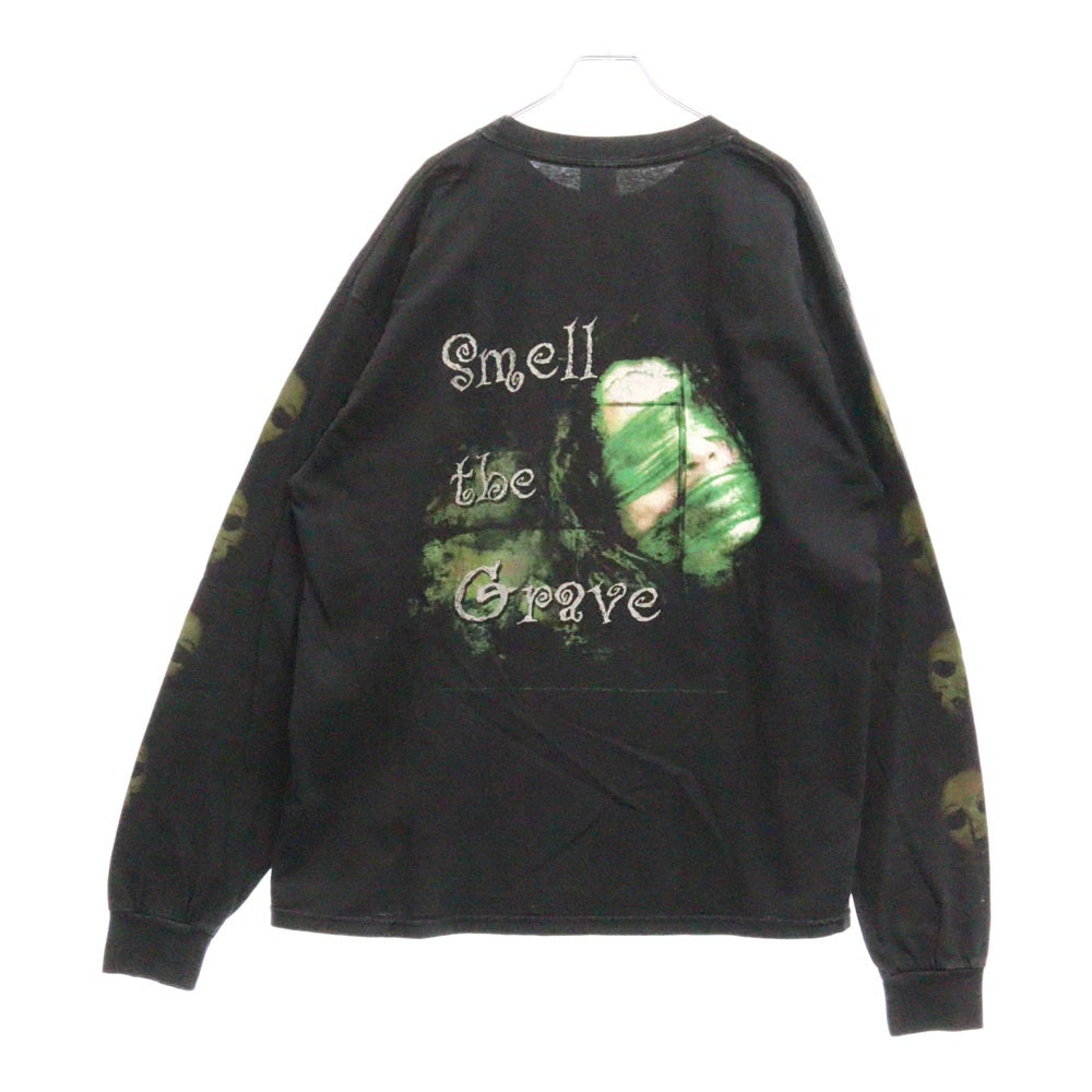 VINTAGE(ヴィンテージ) 00s CRADLE OF FILTH 2004 SMELL THE GRAVE LS TEE クレイドルフィフス 両面プリント長袖Tシャツ 長袖カットソー ブラック