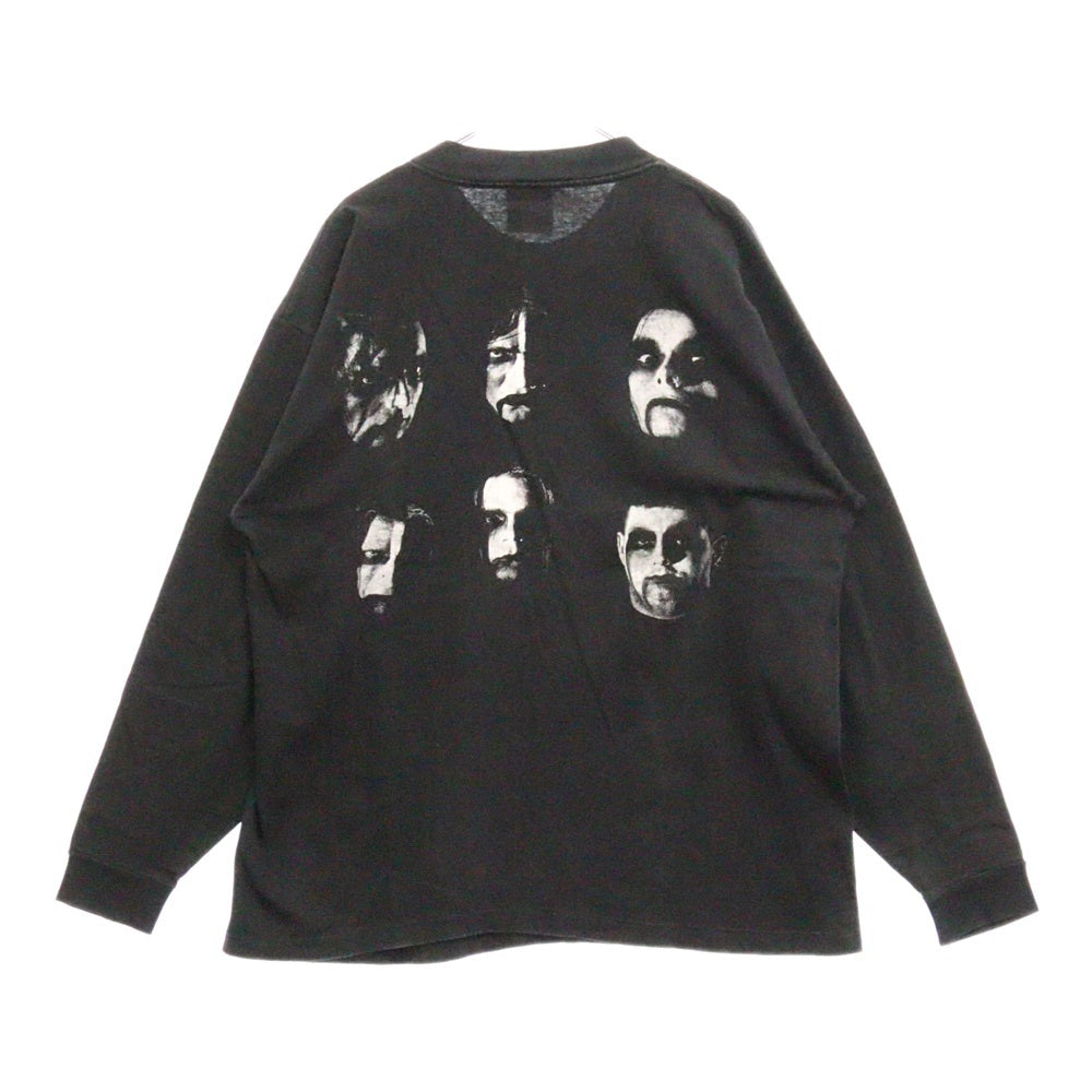 VINTAGE(ヴィンテージ) 00s CRADLE OF FILTH SUPREME VAMPYRIC EVIL LS TEE クレイドルフィフス 両面プリント長袖Tシャツ 長袖カットソー ブラック