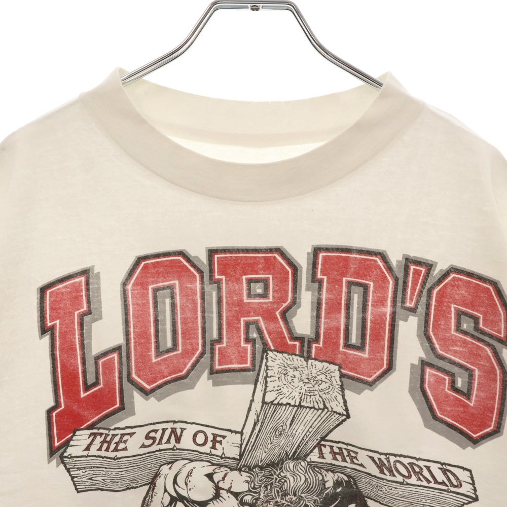 VINTAGE(ヴィンテージ) 90s LORD'S GYM Tシャツ 半袖カットソー ホワイト