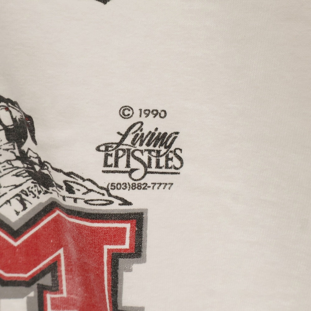 VINTAGE(ヴィンテージ) 90s LORD'S GYM Tシャツ 半袖カットソー ホワイト