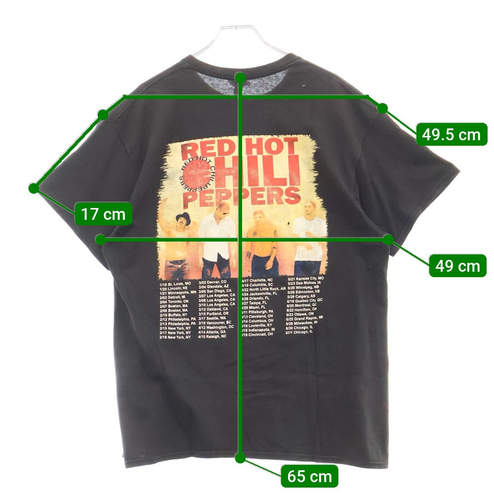 VINTAGE(ヴィンテージ) 10s RED HOT CHILI PEPPERS レッドホットチリペッパーズ Tシャツ 半袖カットソー ブラック