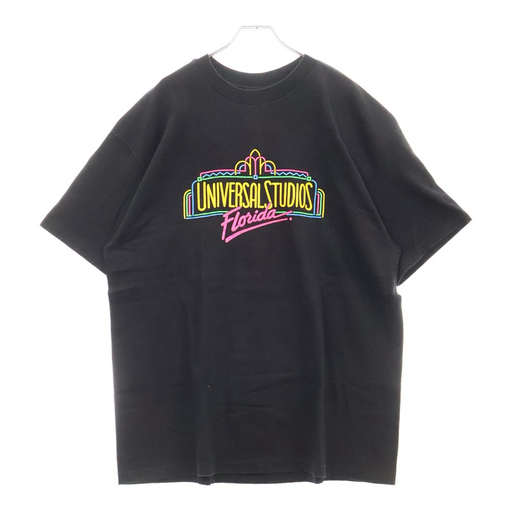 VINTAGE(ヴィンテージ) 90s UNIVERSAL STUDIOS FLORIDA ユニバーサル スタジオ フロリダ Tシャツ 半袖カットソー ブラック
