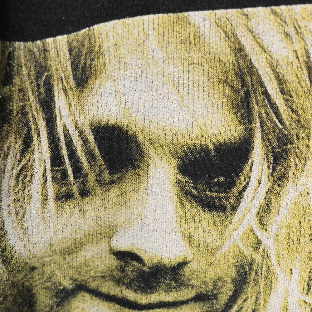 VINTAGE(ヴィンテージ) NIRVANA KURT COBAIN BOOTLEG PARKER ニルヴァーナ カートコバーン プルオーバー パーカー ブラック