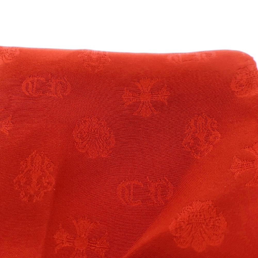 CHROME HEARTS(クロムハーツ) MULTI LOGO SILK POCKET CHIEF マルチロゴ ポケットチーフ レッド