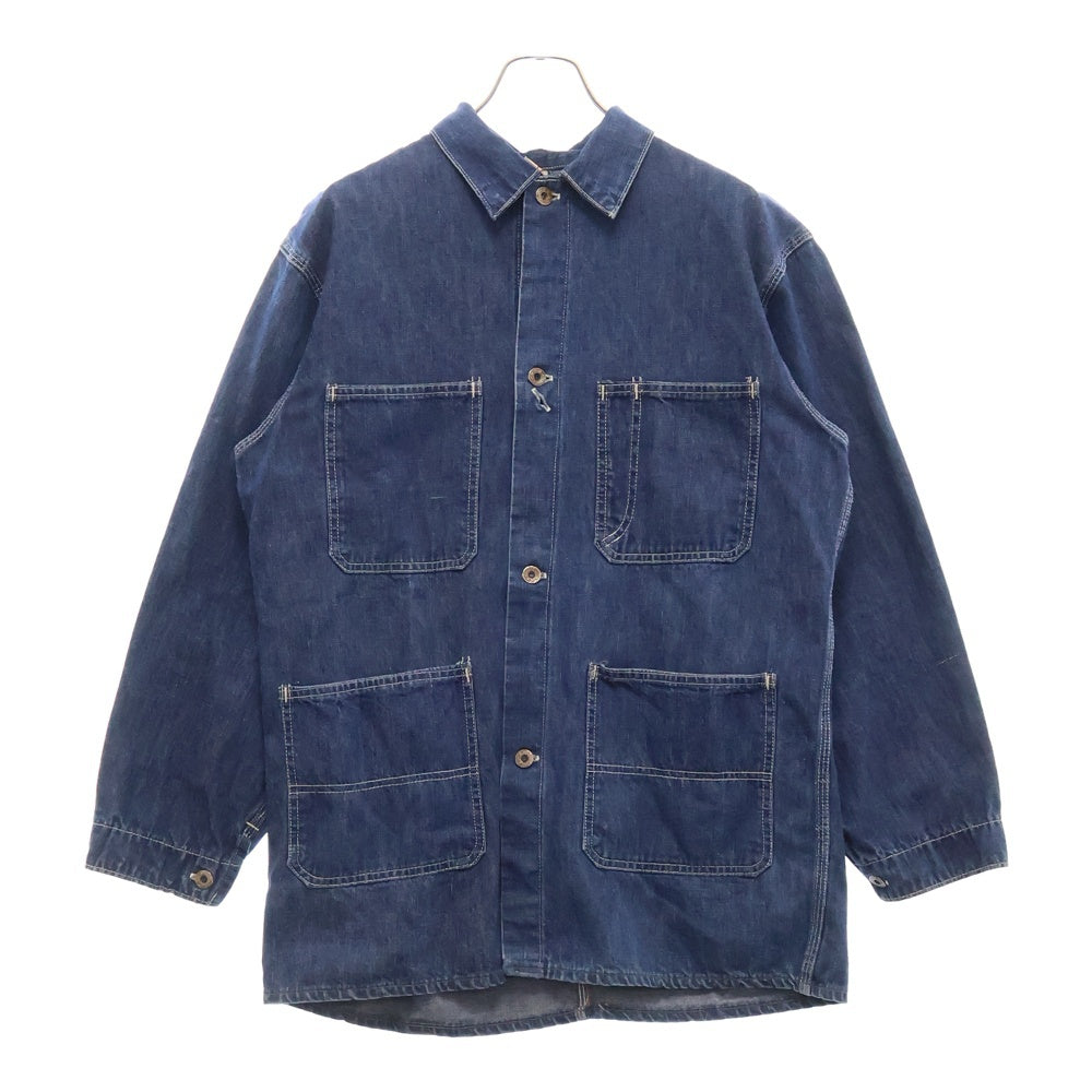 VINTAGE(ヴィンテージ) 40-50s WW2 DENIM JACKET デニム カバーオール 月桂樹 ドーナツボタン インディゴ