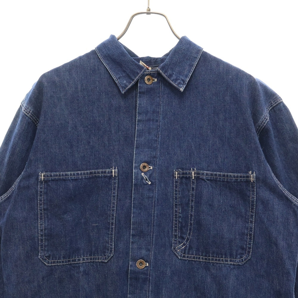 VINTAGE(ヴィンテージ) 40-50s WW2 DENIM JACKET デニム カバーオール 月桂樹 ドーナツボタン インディゴ