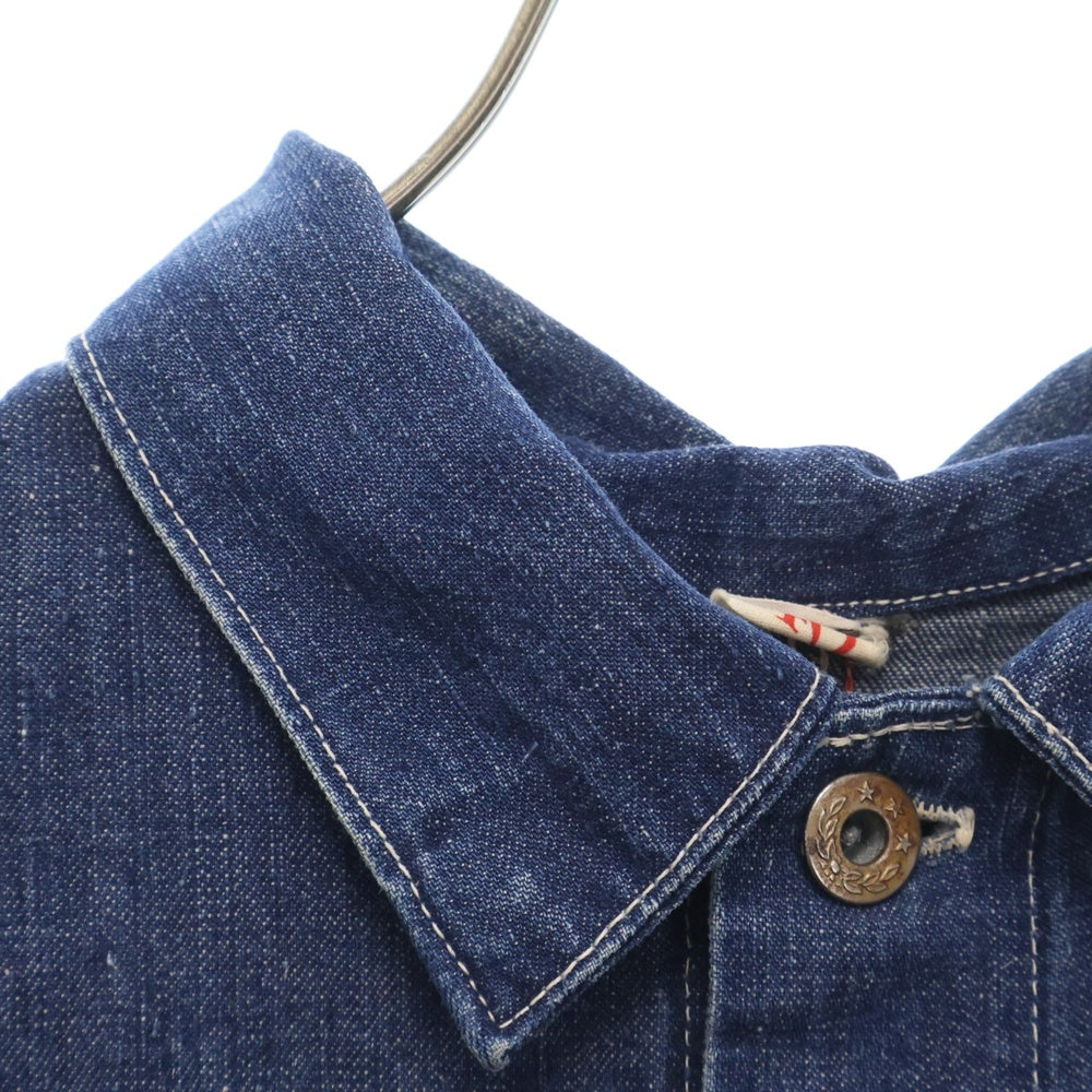 VINTAGE(ヴィンテージ) 40-50s WW2 DENIM JACKET デニム カバーオール 月桂樹 ドーナツボタン インディゴ