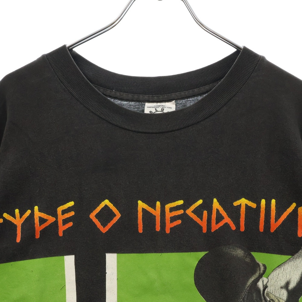 VINTAGE(ヴィンテージ) 90S TYPE O NEGATIVE TEE タイプオー ネガティブ 両面プリント半袖Tシャツ カットソー ブラック