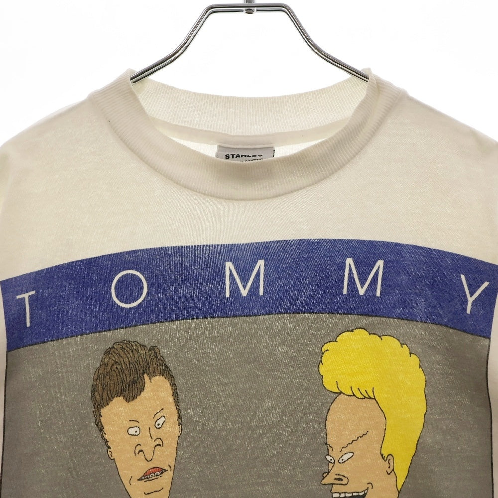 VINTAGE(ヴィンテージ) 90s BEAVIS AND BUTT-HEAD TEE フロントプリント半袖Tシャツ カットソー ホワイト
