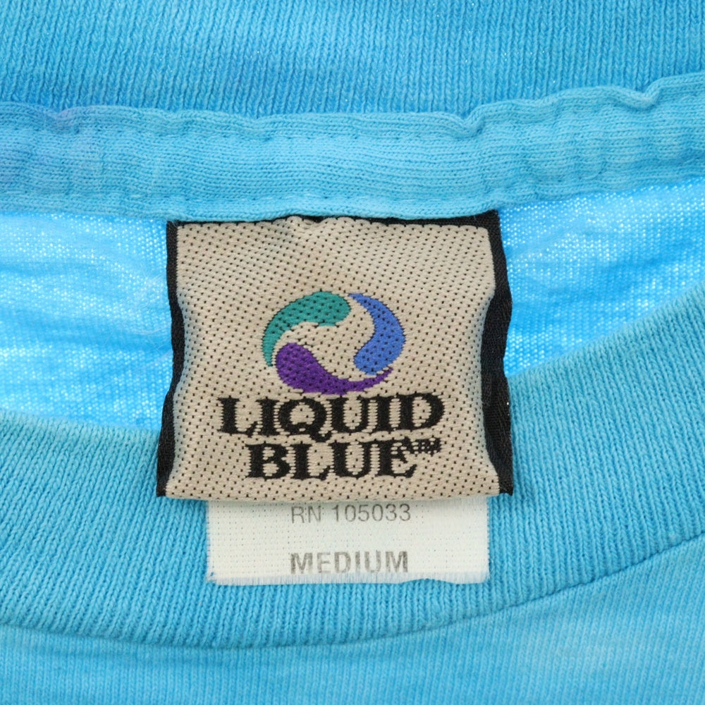 VINTAGE(ヴィンテージ) 00S LIQUID BLUE PINK FLOYD PULSE リキッドブルー ピンクフロイド タイダイ 両面プリント半袖Tシャツ カットソー ブルー