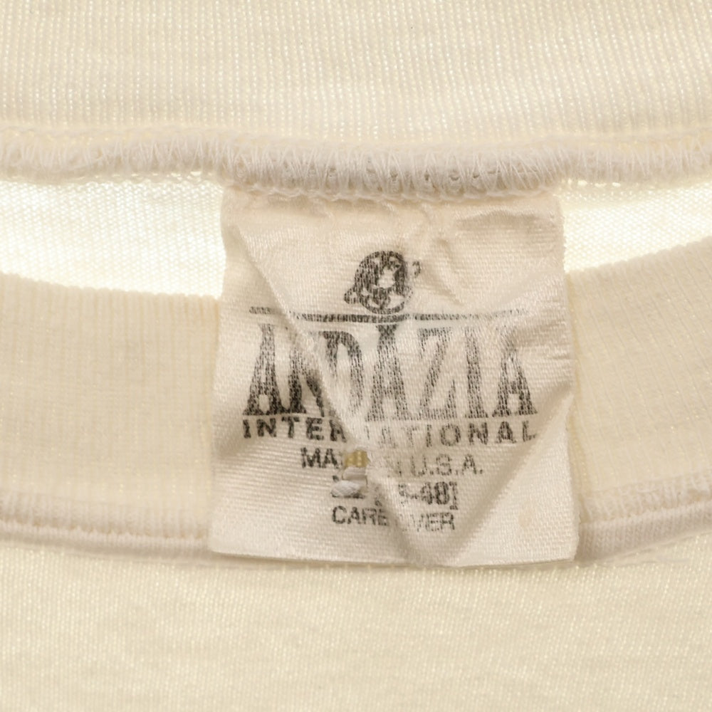 VINTAGE(ヴィンテージ) 90s Albert Einstein アルベルトアインシュタイン 両面プリント Tシャツ 半袖カットソー ホワイト