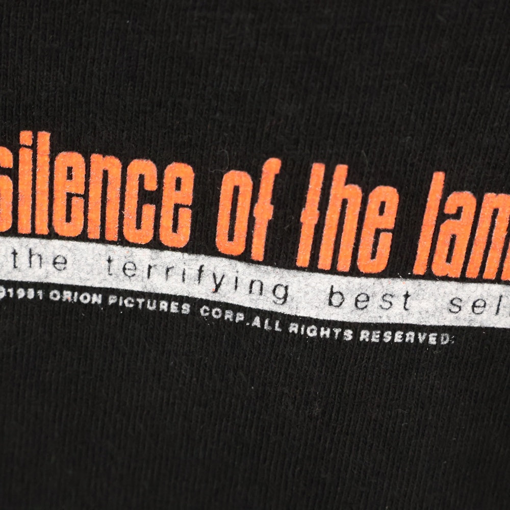 VINTAGE(ヴィンテージ) 90s THE SILENCE OF THE LAMBS 羊たちの沈黙 両面プリント Tシャツ 半袖カットソー ブラック