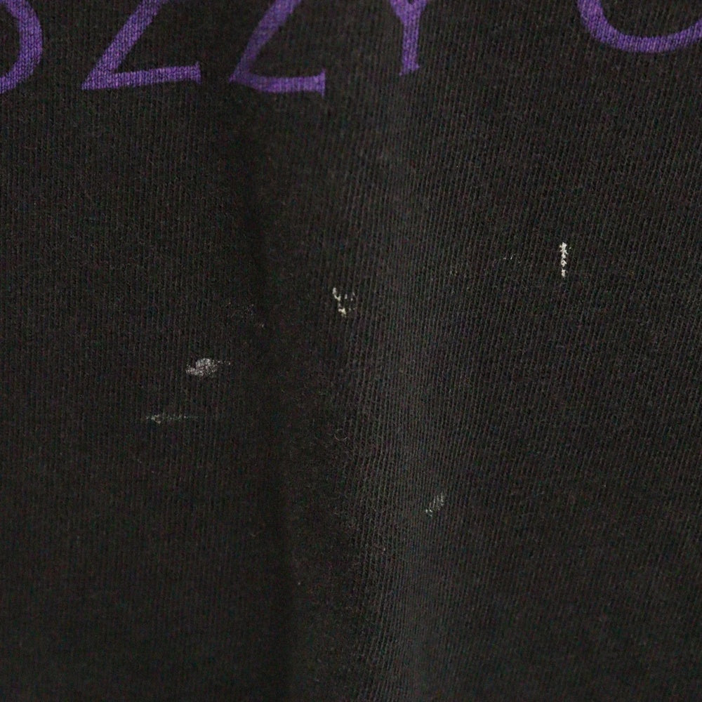 VINTAGE(ヴィンテージ) 90s OZZY OSBOURNR オジーオズボーン Tシャツ 半袖カットソー ブラック