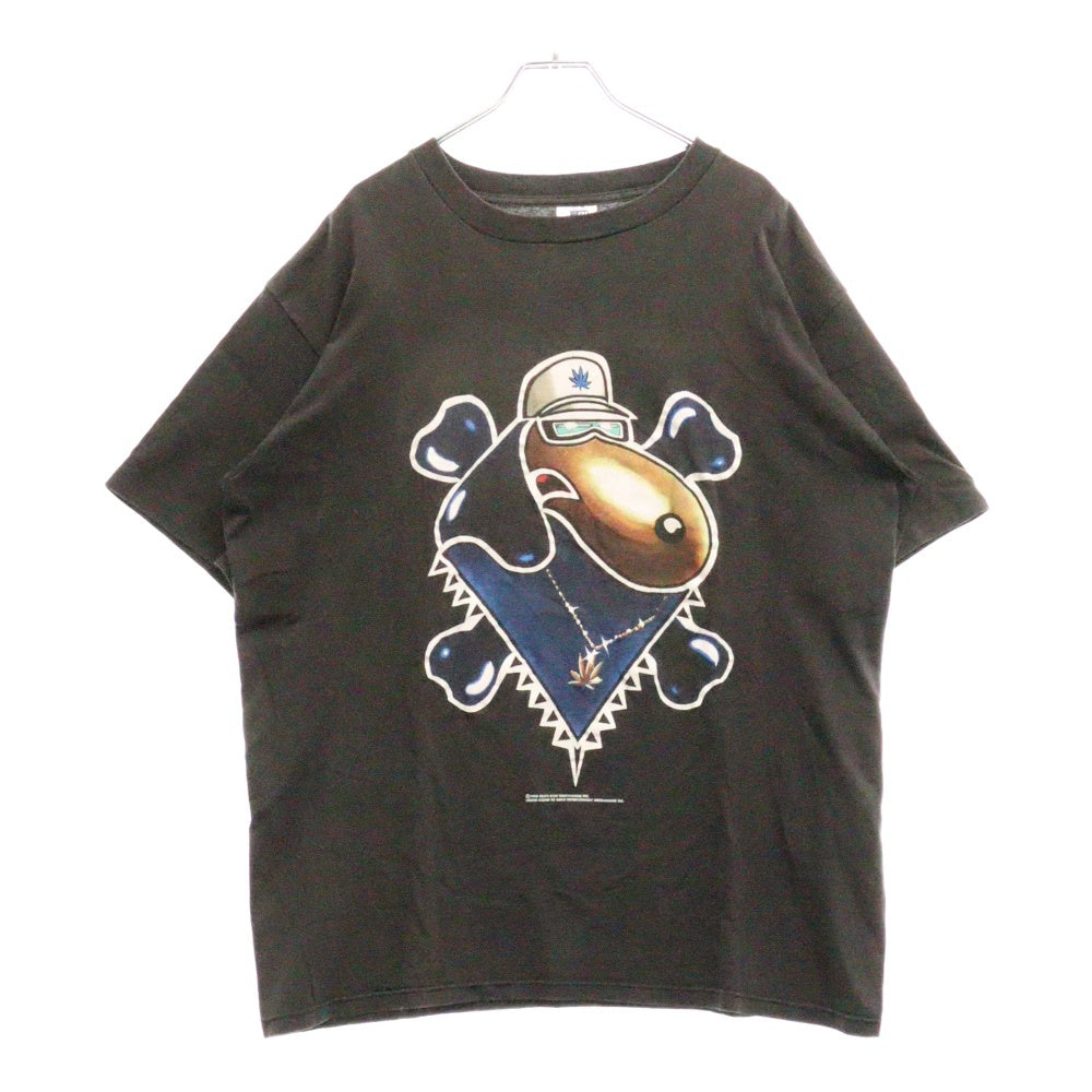 VINTAGE(ヴィンテージ) 90s SNOOP DOGGY DOGG 1996 TEE スヌープ・ドッグ 両面プリント半袖Tシャツ カットソー ブラック