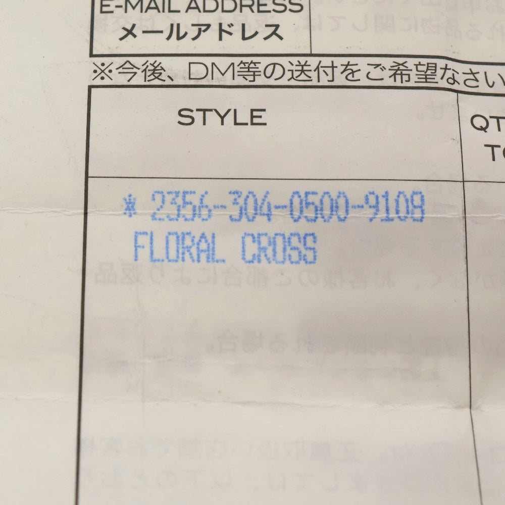 CHROME HEARTS(クロムハーツ) FLRL CRS フローラルクロス リング シルバー BCA346