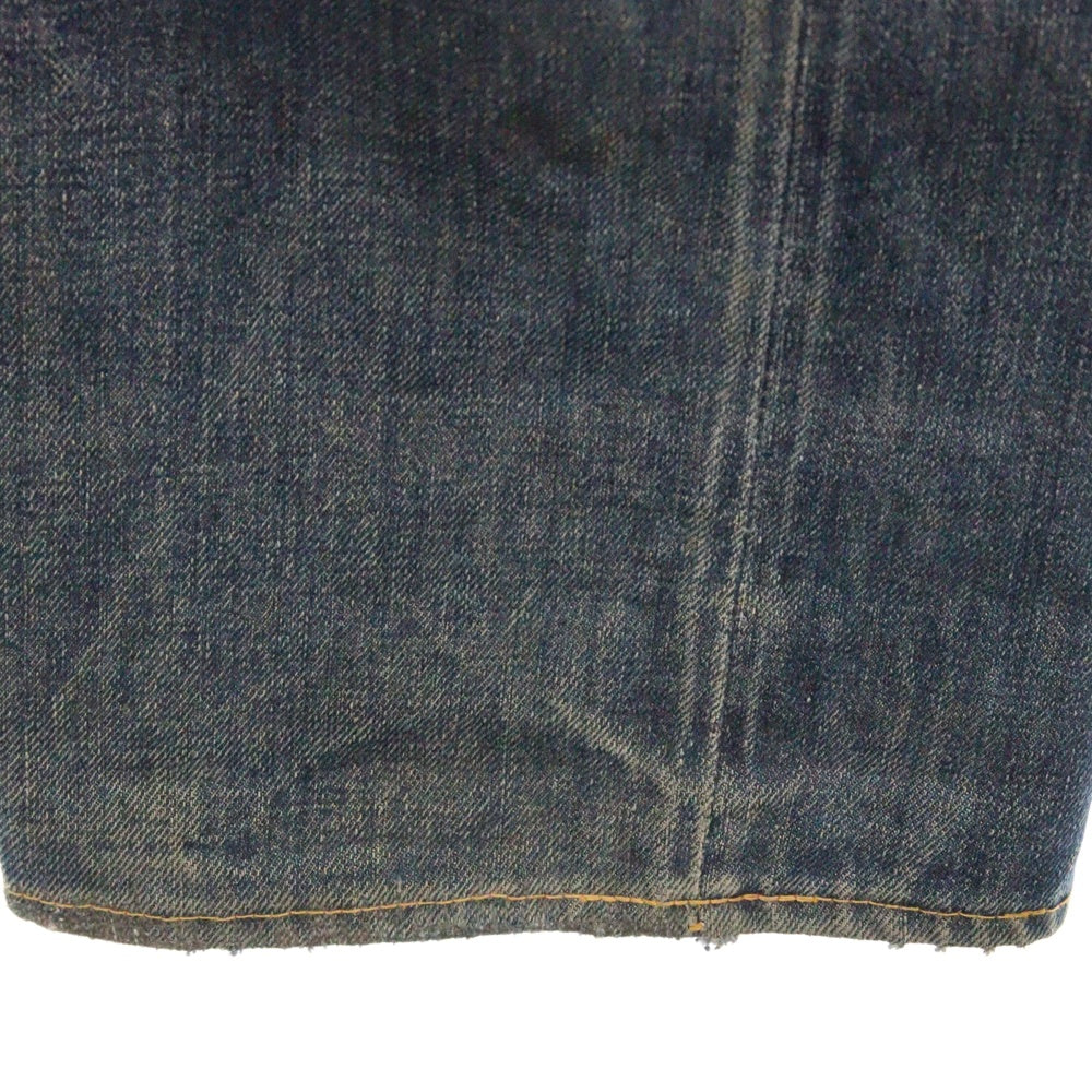 Levi's(リーバイス) 50s VINTAGE 501XX BIG E 両面タブ センターオフセット 革パッチ ボタンフライデニムパンツ インディゴ