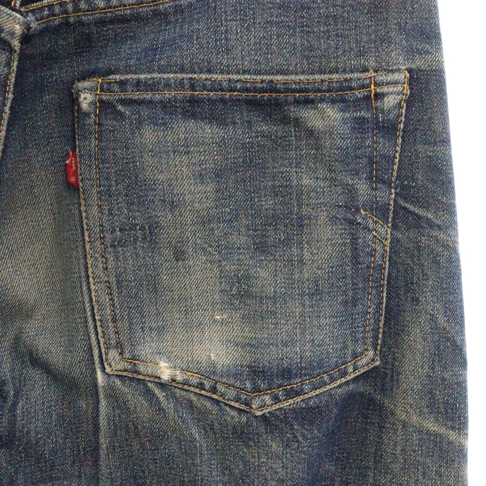 Levi's(リーバイス) 50s VINTAGE 501XX BIG E 両面タブ センターオフセット 革パッチ ボタンフライデニムパンツ インディゴ