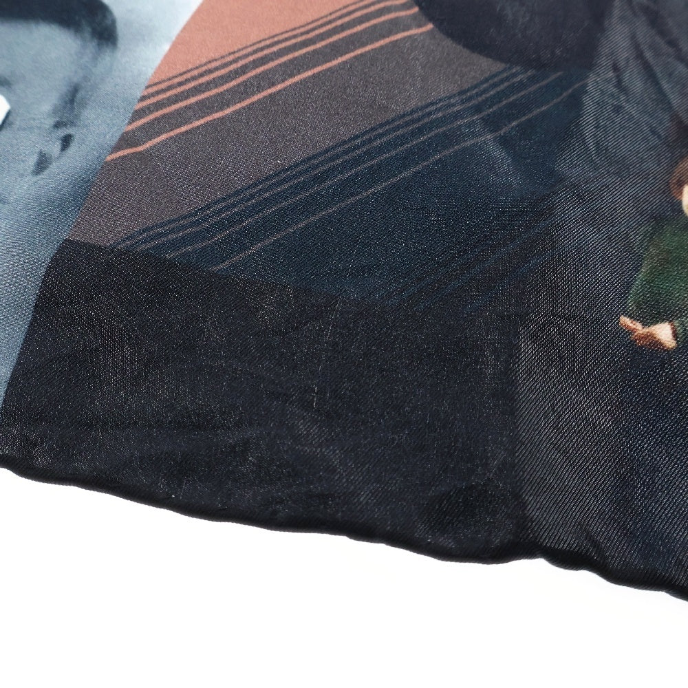 RAF SIMONS(ラフシモンズ) 21SS SILK SCARF MULTI PRINT シルク スカーフ マルチ プリント マルチカラー