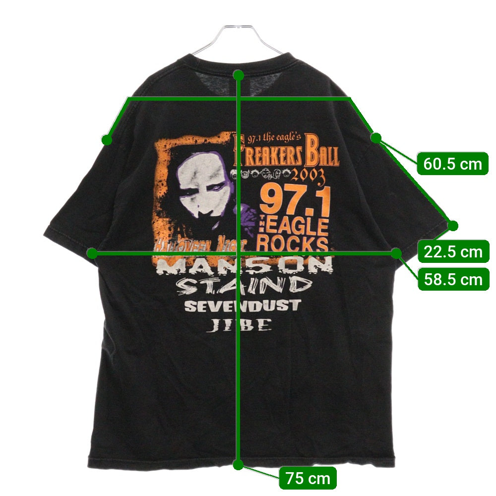 VINTAGE(ヴィンテージ) 00s MARILYN MANSON FREAKERS BALL 97.1 THE EAGLE ROCK LIVE マリリンマンソン フリーカーズボール ジ・イーグル・ロック・ライブ
