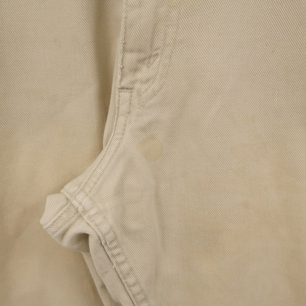 Levi's(リーバイス) 60s VINTAGE 518 BIG E 42TALON コットンツイルジップアップパンツ カツラギパンツ ホワイト