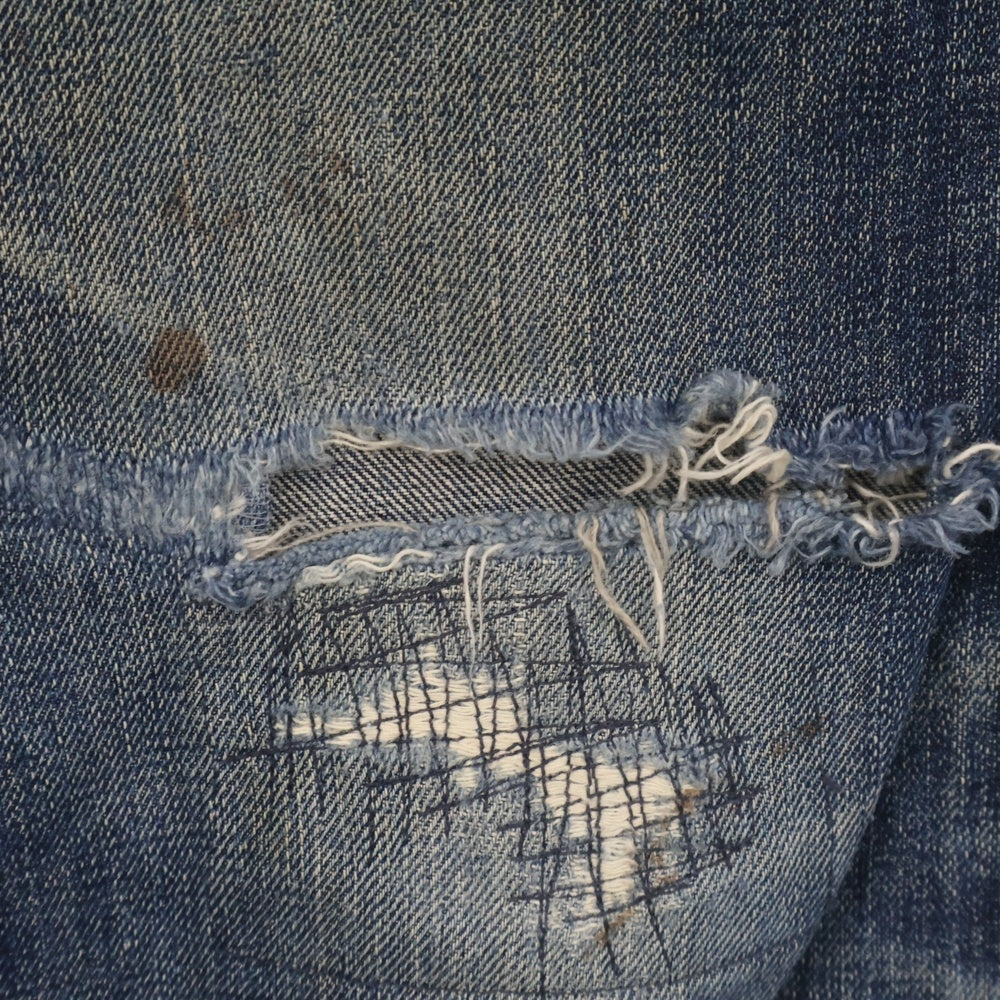 Levi's(リーバイス) 60s VINTAGE 505 BIG E ボタン裏刻印5 42TALON ZIP ジップアップ デニムパンツ インディゴ