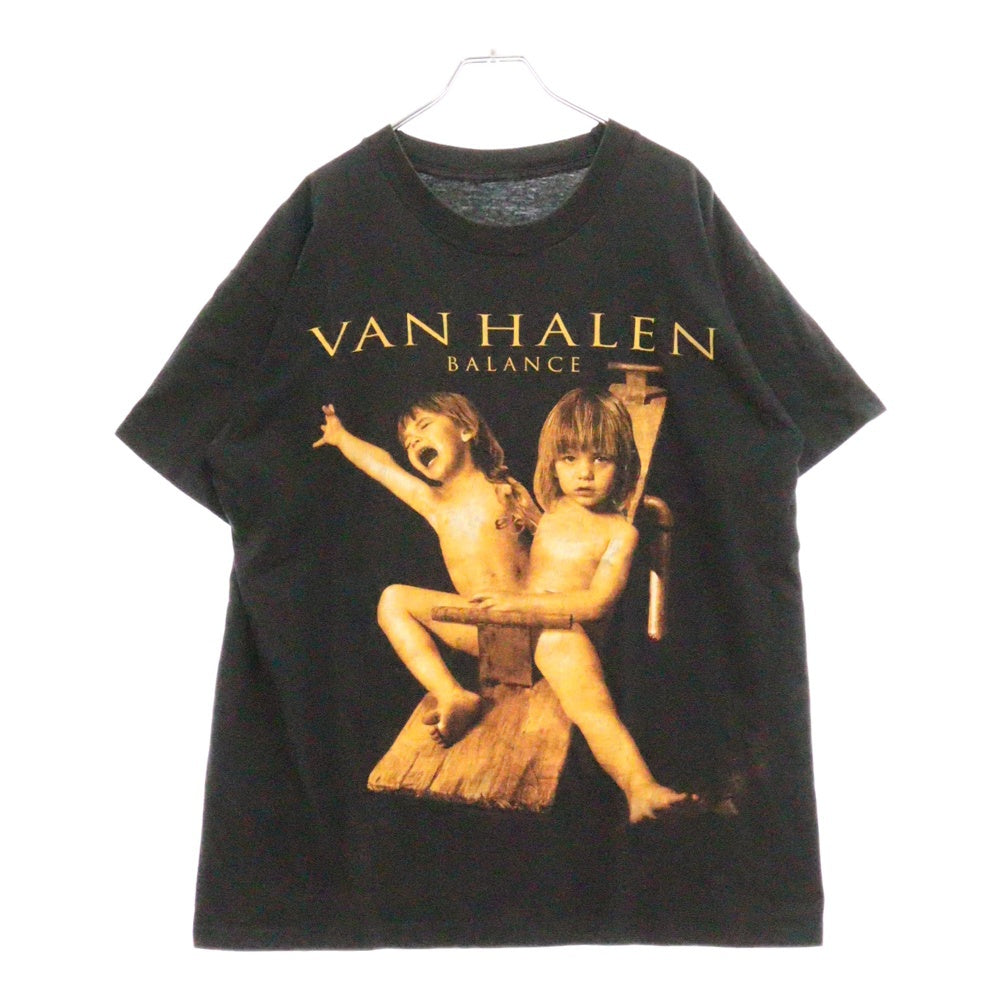VINTAGE(ヴィンテージ) 90s VAN HALEN BALANCE ヴァンヘーレン Tシャツ 半袖カットソー ブラック