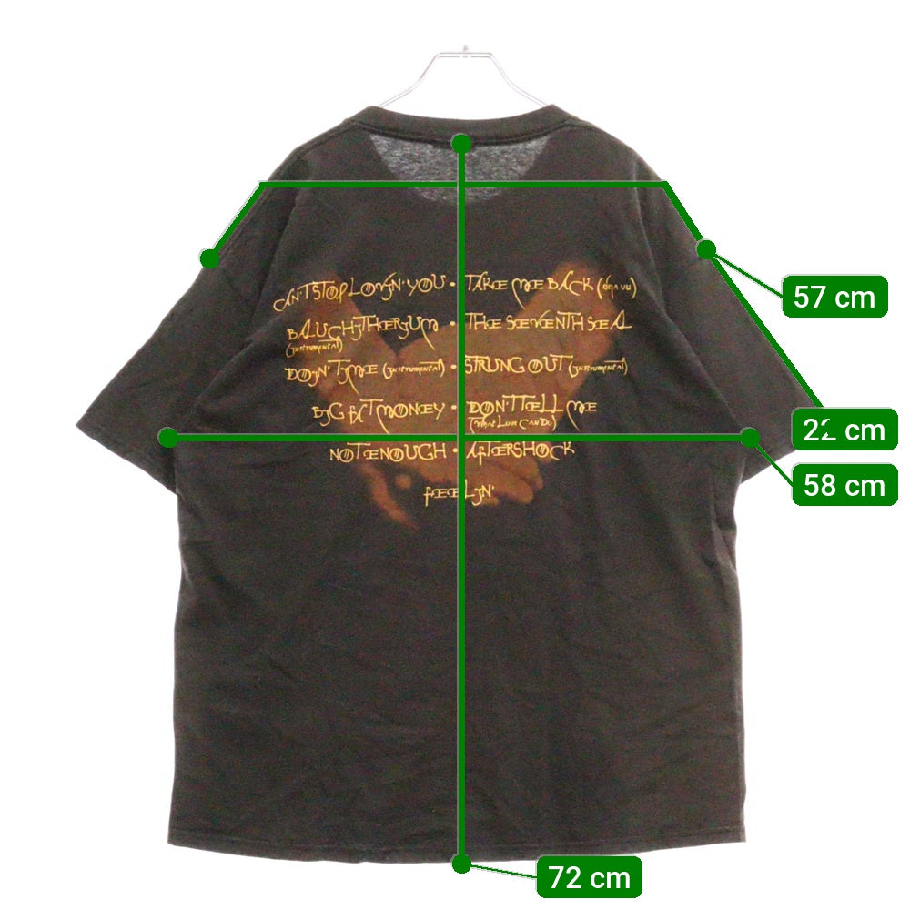 VINTAGE(ヴィンテージ) 90s VAN HALEN ヴァンヘーレン Tシャツ 半袖カットソー ブラック