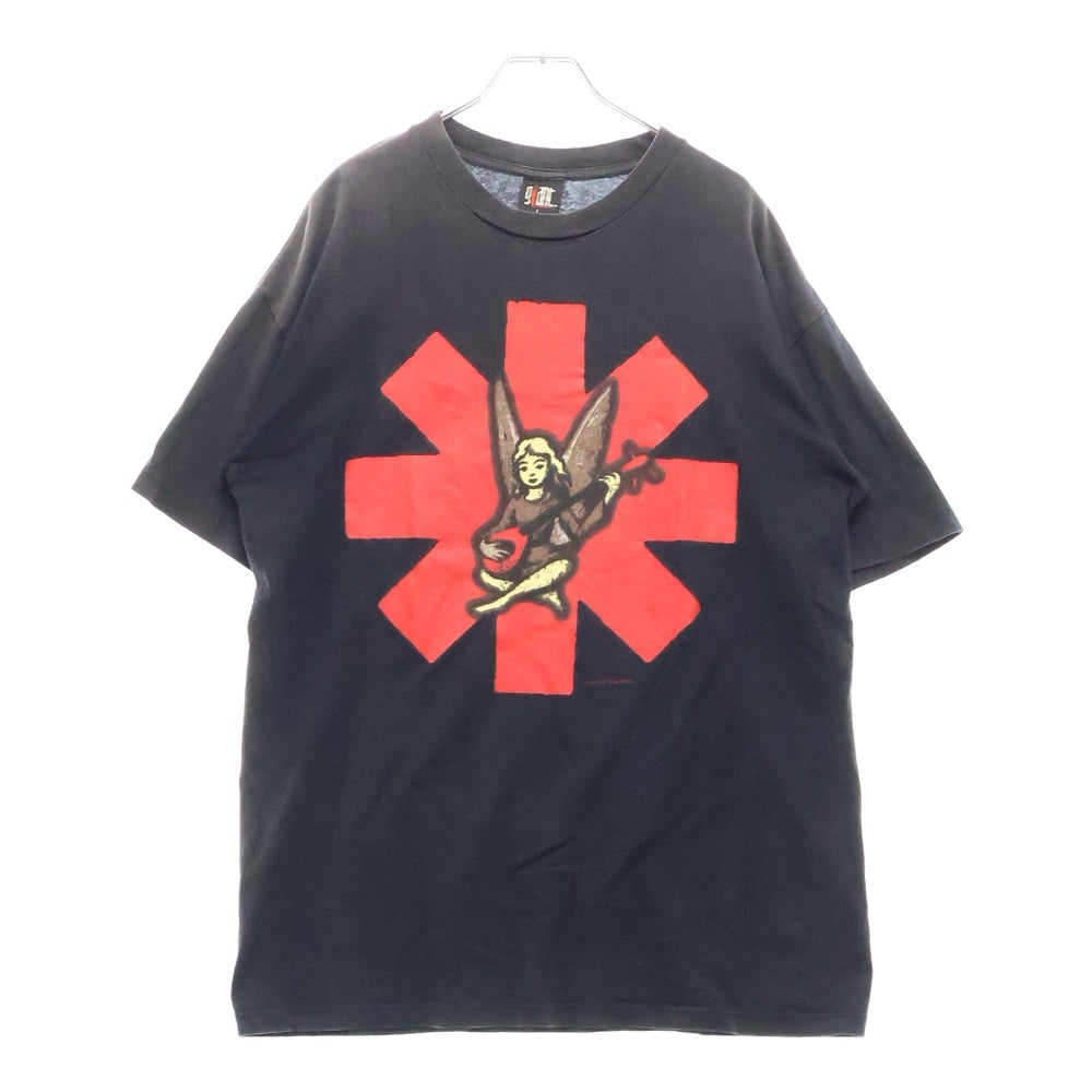 VINTAGE(ヴィンテージ) 90s RED HOT CHILI PEPPERS ONE HOT MINUTE FAIRY WORLD TOUR レッドホットチリペッパーズ ワンホットミニッツ フェアリーワールドツアー Tシャツ 半袖カットソー ブラック