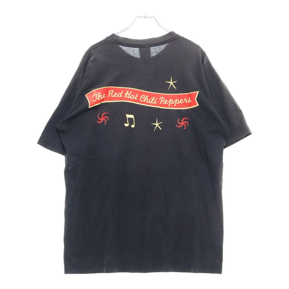VINTAGE(ヴィンテージ) 90s RED HOT CHILI PEPPERS ONE HOT MINUTE FAIRY WORLD TOUR レッドホットチリペッパーズ ワンホットミニッツ フェアリーワールドツアー Tシャツ 半袖カットソー ブラック