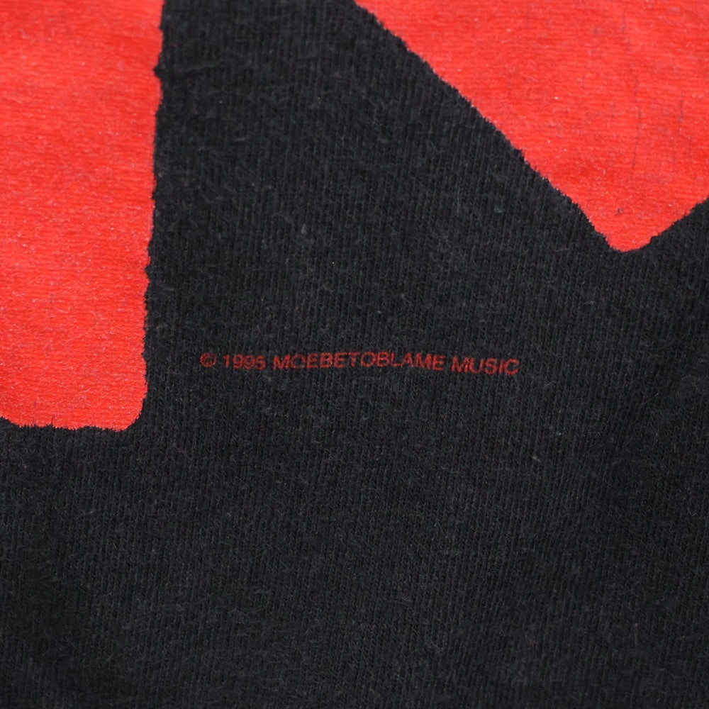 VINTAGE(ヴィンテージ) 90s RED HOT CHILI PEPPERS ONE HOT MINUTE FAIRY WORLD TOUR レッドホットチリペッパーズ ワンホットミニッツ フェアリーワールドツアー Tシャツ 半袖カットソー ブラック