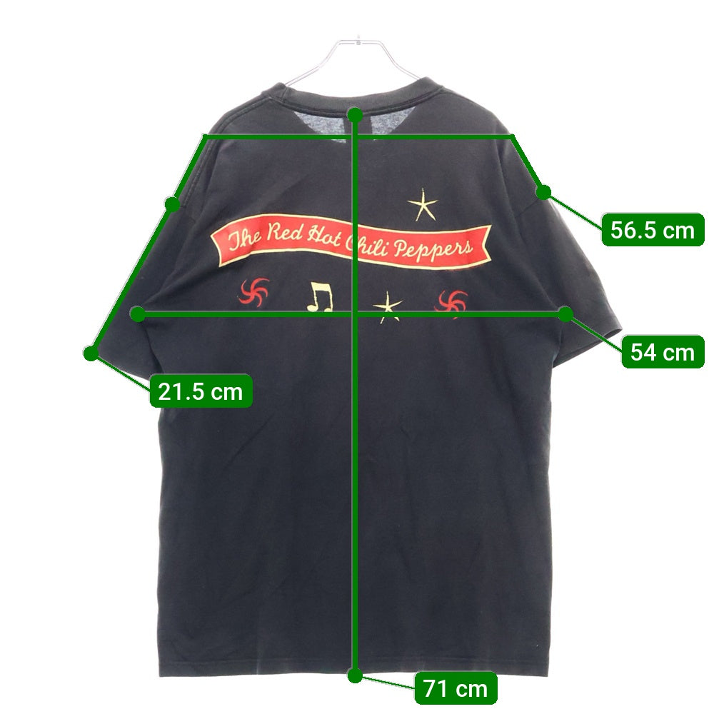 VINTAGE(ヴィンテージ) 90s RED HOT CHILI PEPPERS ONE HOT MINUTE FAIRY WORLD TOUR レッドホットチリペッパーズ ワンホットミニッツ フェアリーワールドツアー Tシャツ 半袖カットソー ブラック